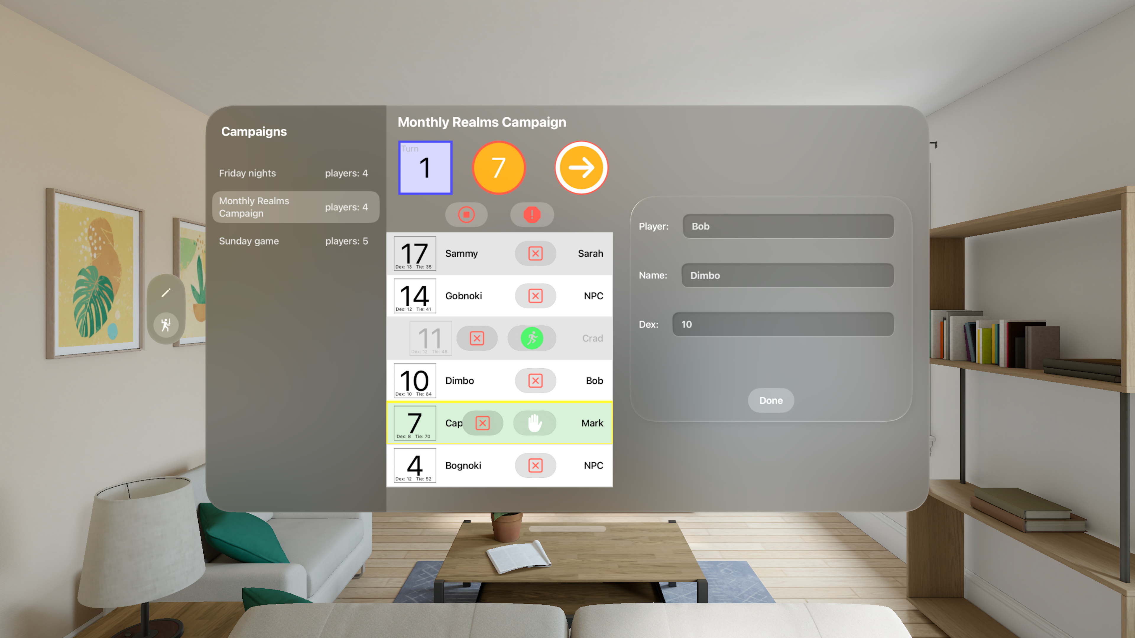 Easy Initiative Tracker