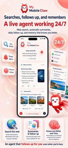 My MobileClaw Screenshot 1 of 3