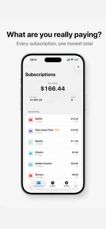 Subscription Tracker Renewals screenshot 1 of 3