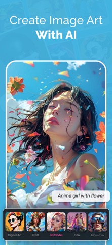 AI Art Photo Editor, GIF Maker iPhone screenshot