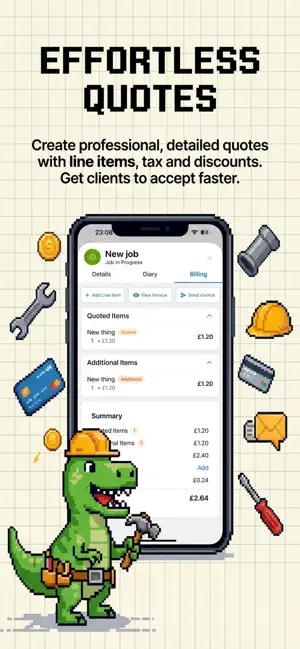 JobRex: Trades Job Tracking screenshot 3