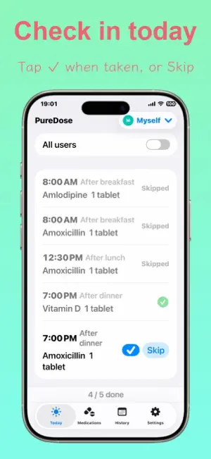 PureDose screenshot 1
