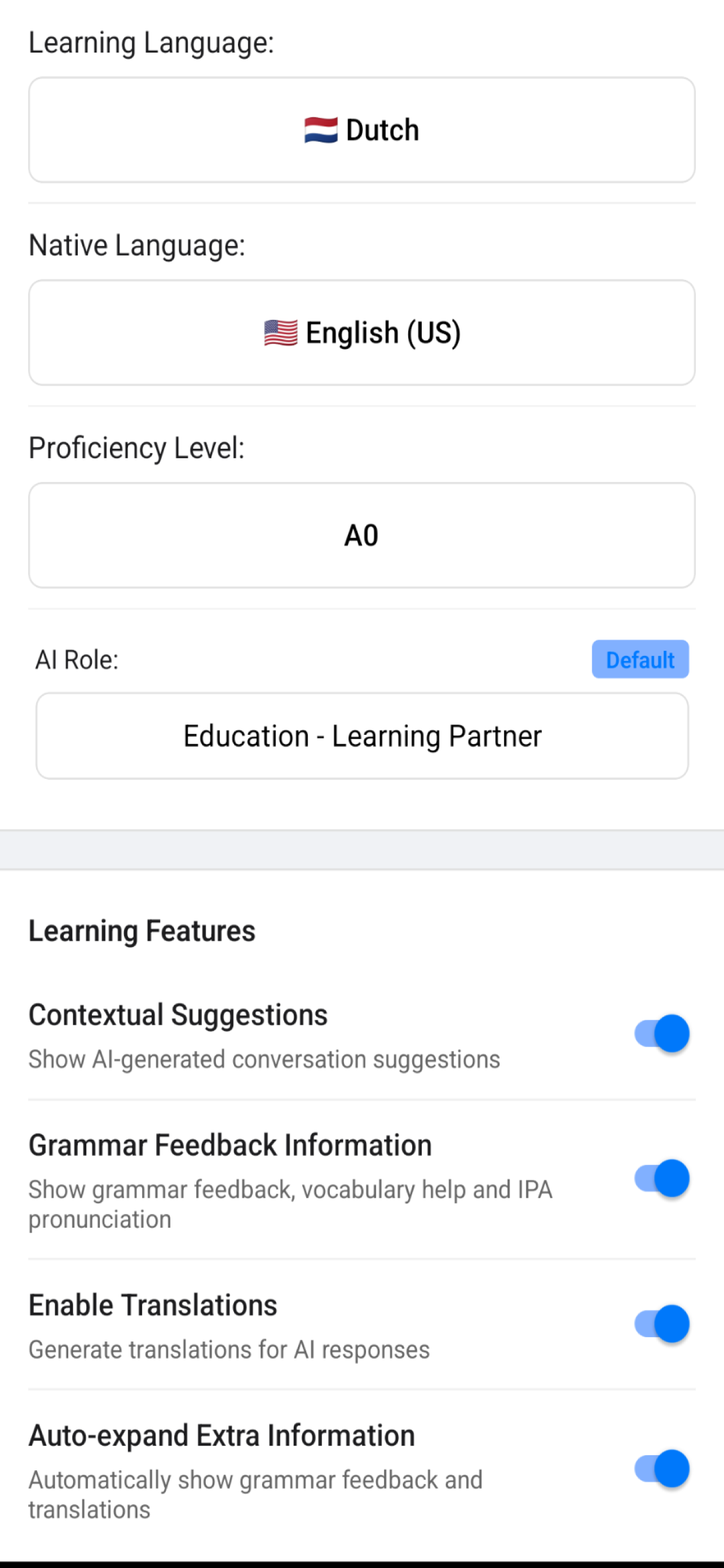 Parley AI Language Learning