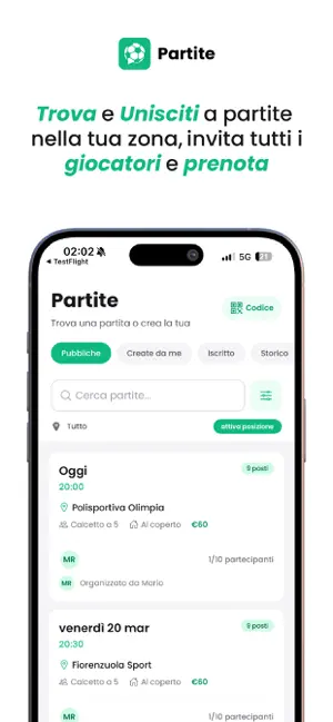 Jessico Calcetto iPhone screenshot 2