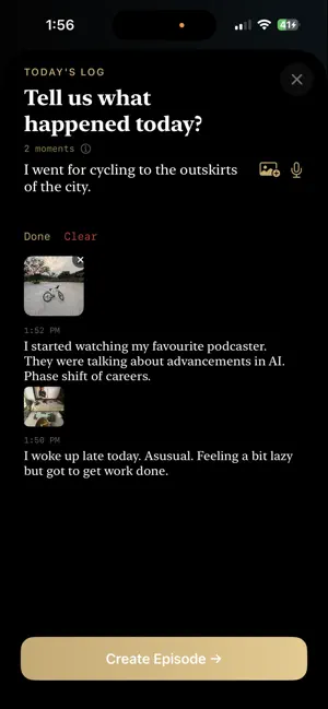 Episode: The journaling app screenshot 4