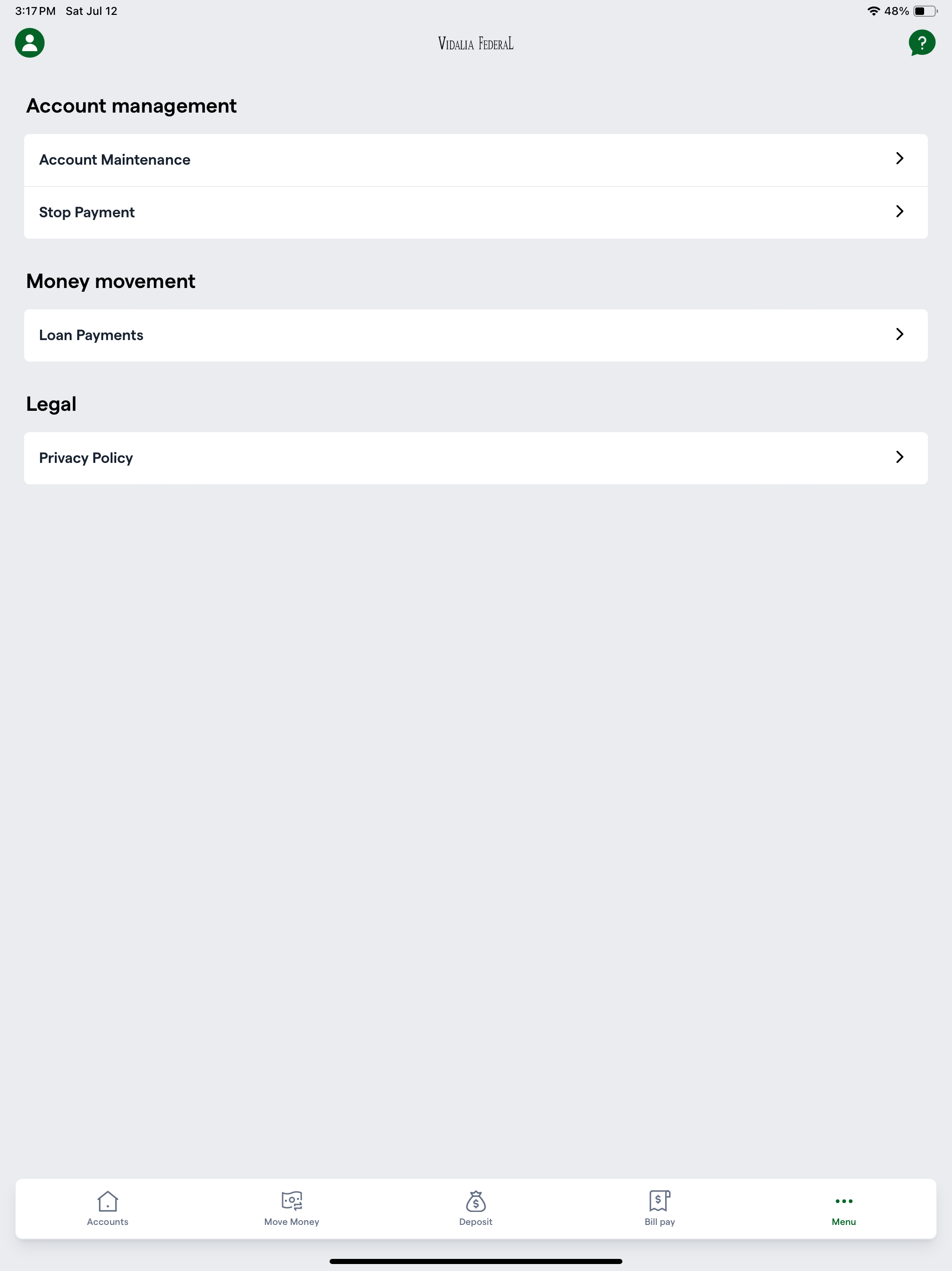 Vidalia Federal Mobile screenshot 9