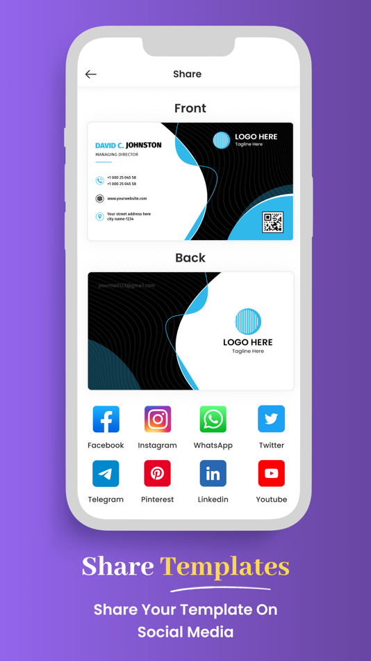#7. Business Card & Poster Maker (iOS) 由: Amit savasaviya