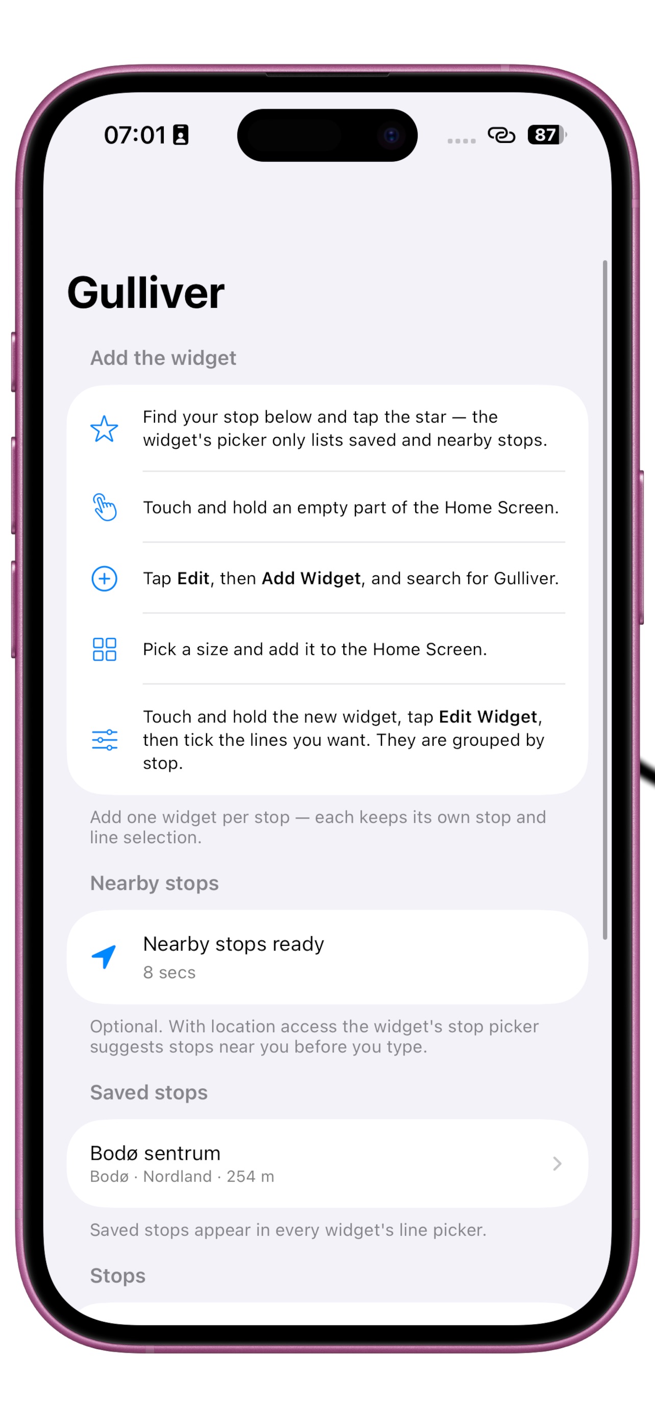 Screenshot 3 of Gulliver Sanntid