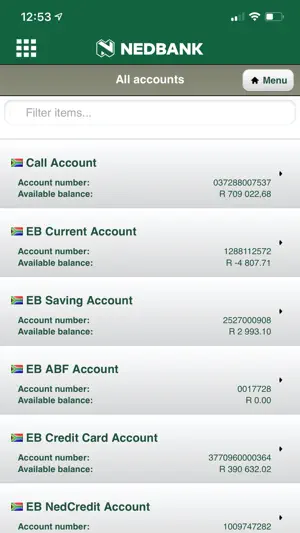 Nedbank AppSuite screenshot 3