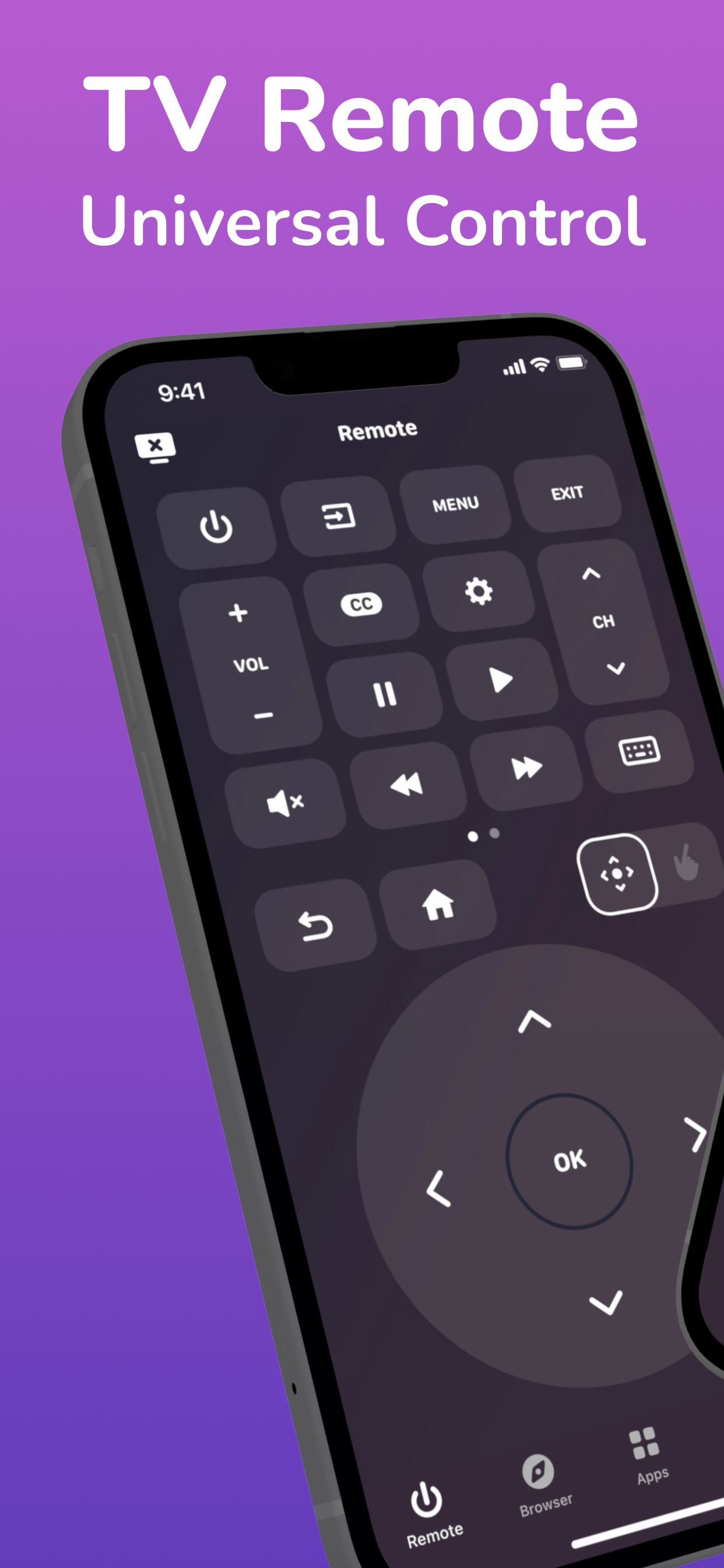 TV Remote: Universal Control +