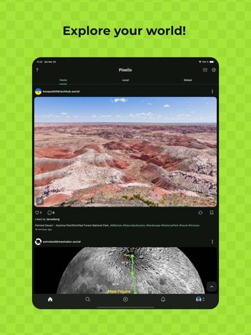 Pixelix - A Pixelfed Client iPad screenshot