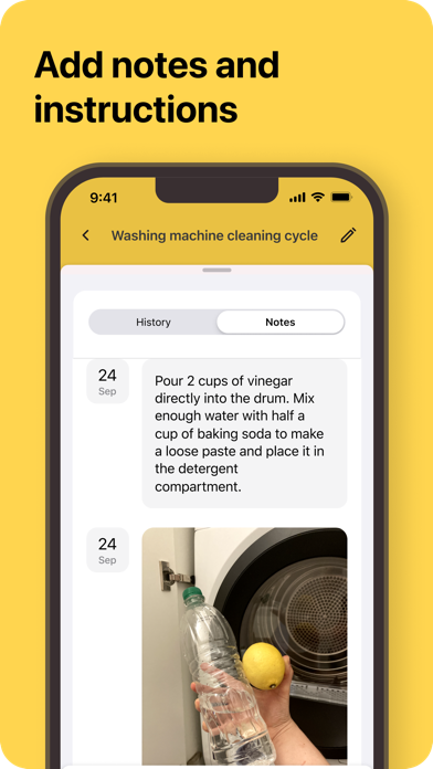 Cleaning Schedule: NeatNook Screenshot