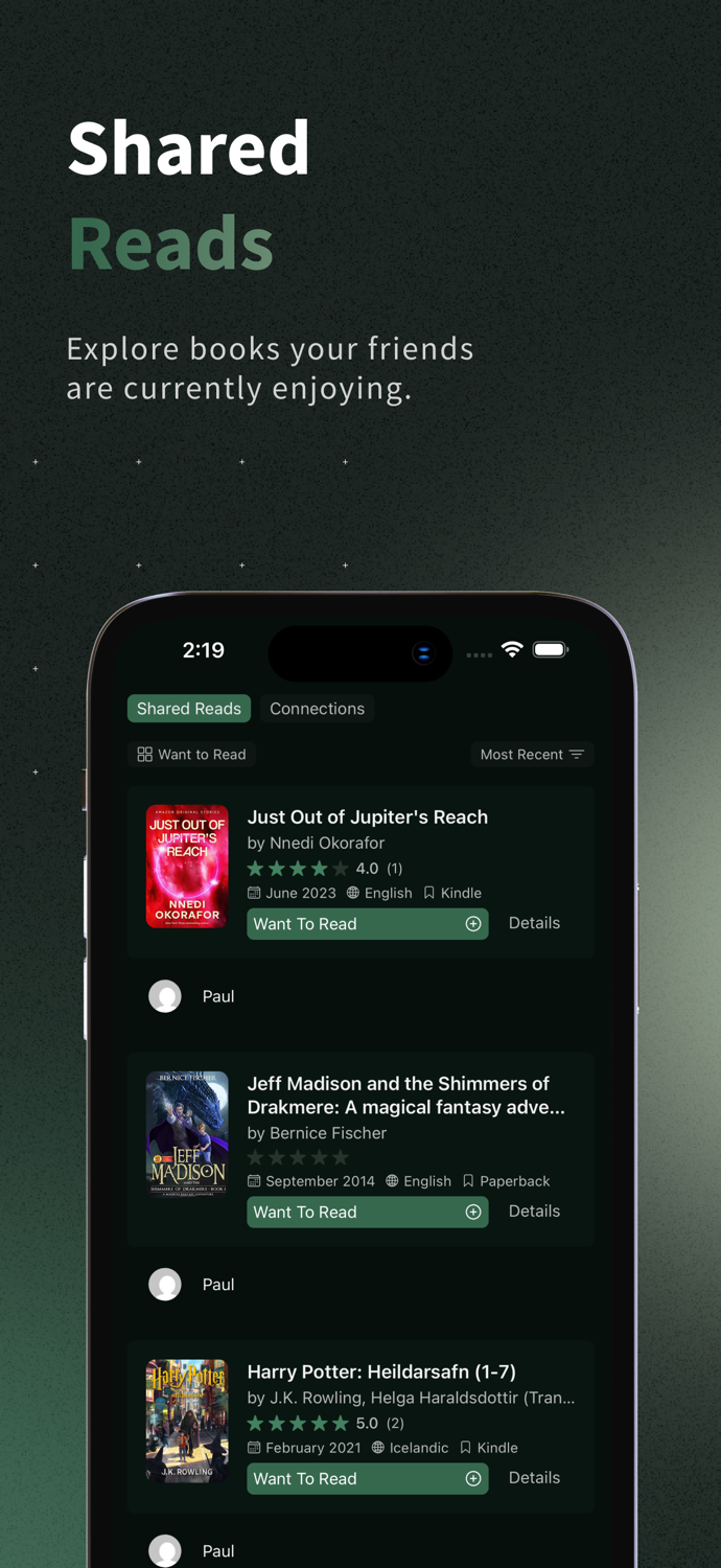 BookPine - Book Tracker and Log