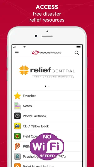 Relief Central screenshot 1