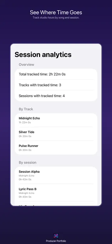 Producer Portfolio screenshot 5 of 5