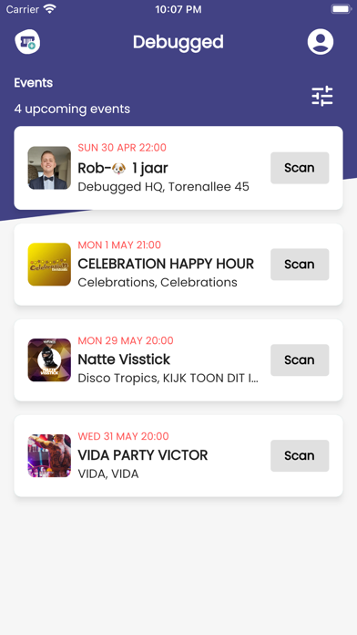Ticketapp Scan Screenshot