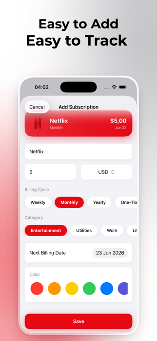 Renew: Manage Subscriptions Screenshot 3 of 4