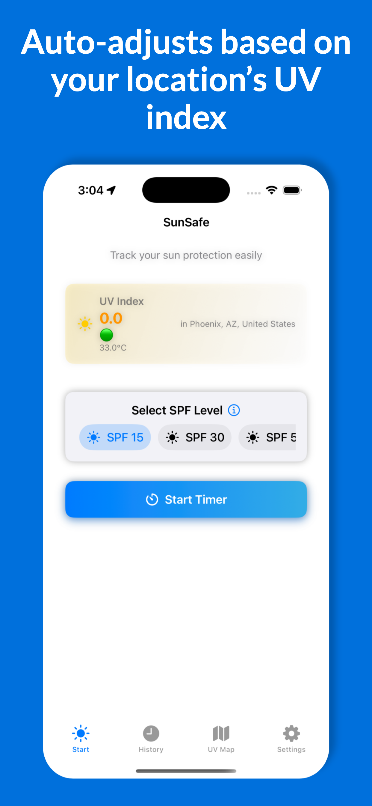 SunSafe Tracker