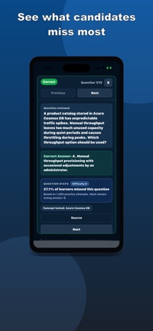 DP-900 Azure Practice Test Screenshot 7 of 8