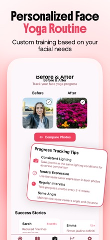 FaceLift AI Face Yoga Exercise screenshot