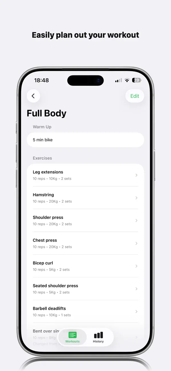 Screenshot #2 pour GymTrack by LMTB