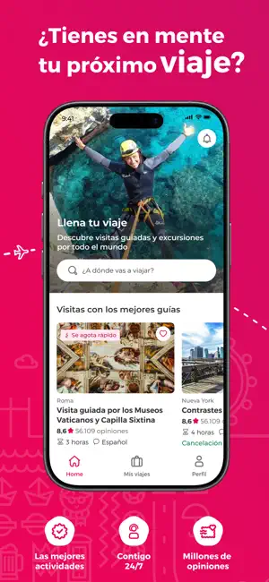 Civitatis: ¡Llena tu viaje! iPhone screenshot 1