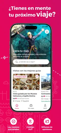Captura de pantalla de Civitatis: ¡Llena Tu Viaje! en iPhone 1