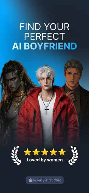 Virtual AI Boyfriend: HushBF screenshot 1