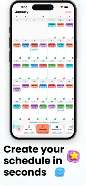 ShiftCal Shift Work Calendar screenshot 3