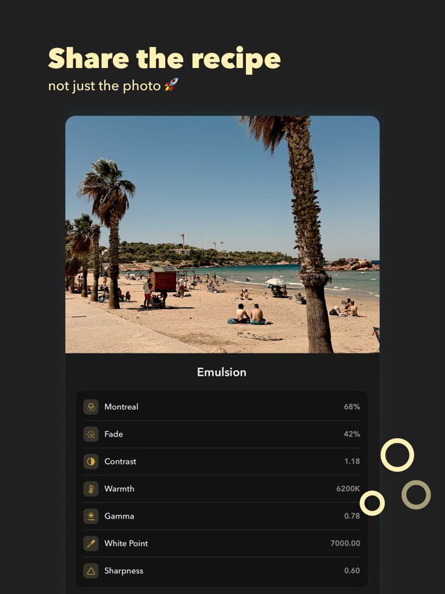 Recipes for Filters & Presets Screenshot