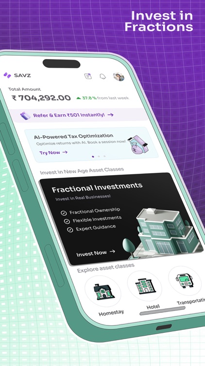 Savz: Taxes and Investment