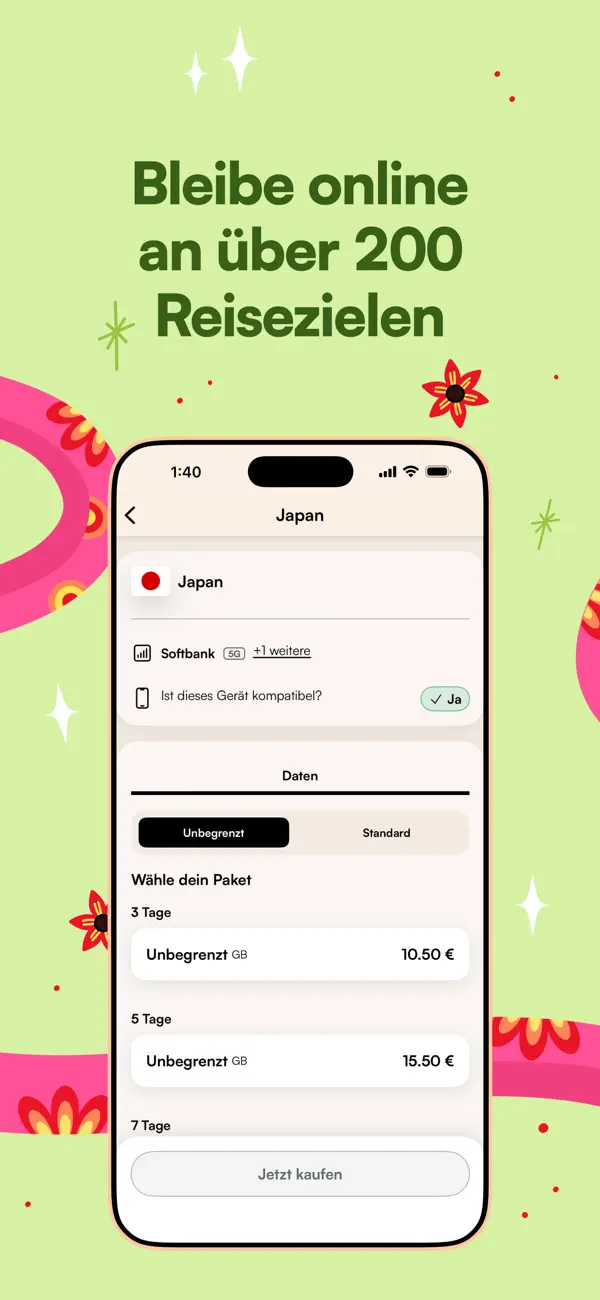 Airalo: eSIM-Reisen & Internet, Screenshot 2