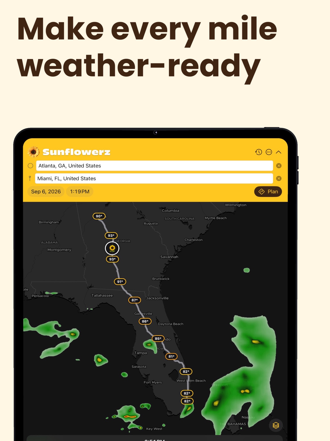 Screenshot 9 of Sunflowerz -Trip Weather Radar