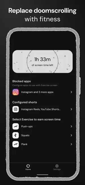 PushUp: Screen Time & Fitness screenshot 3
