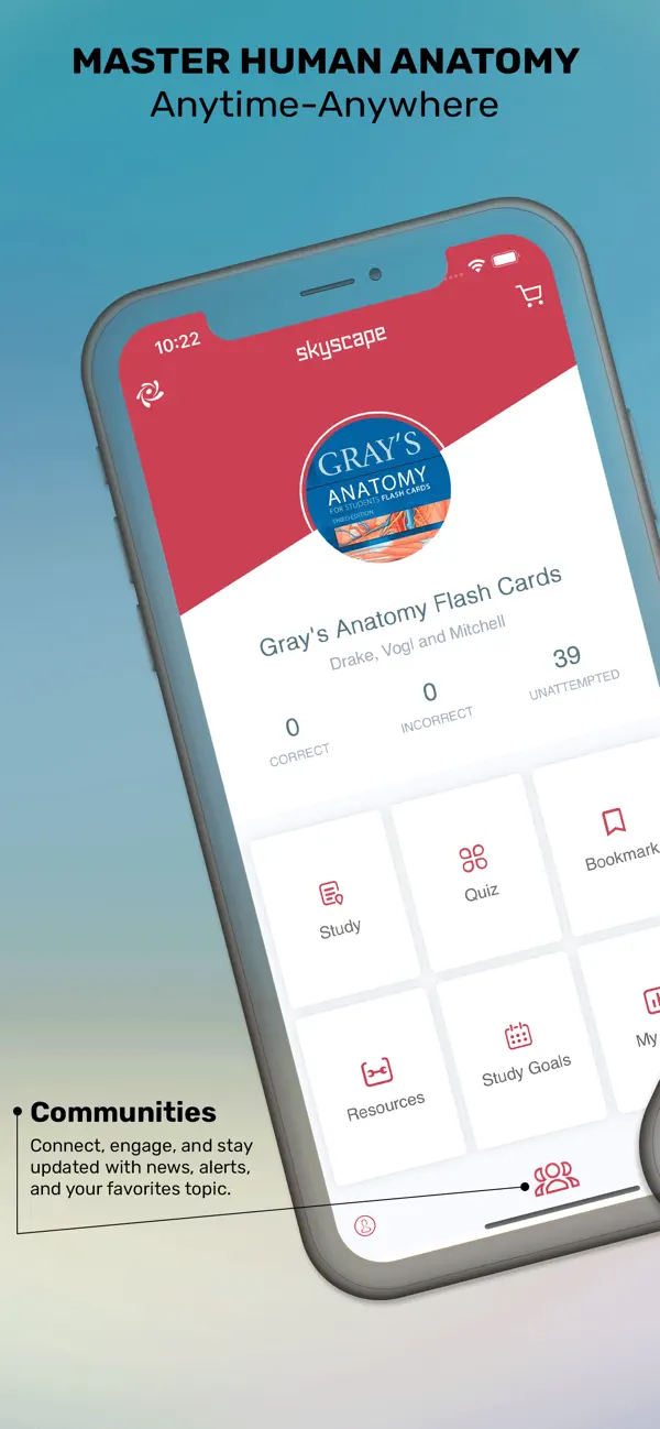 Screenshot #1 pour Gray's Anatomy Audio Hot Spots