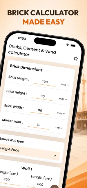 Building Material Calculator screenshot 2