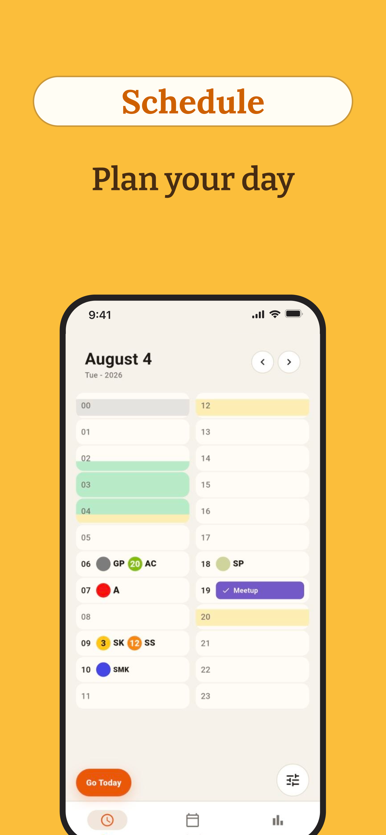 Yogaratova - Yoga Calendar screenshot 2