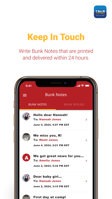 T Bar M Camps App iPhone screenshot 3 - Lifestyle app