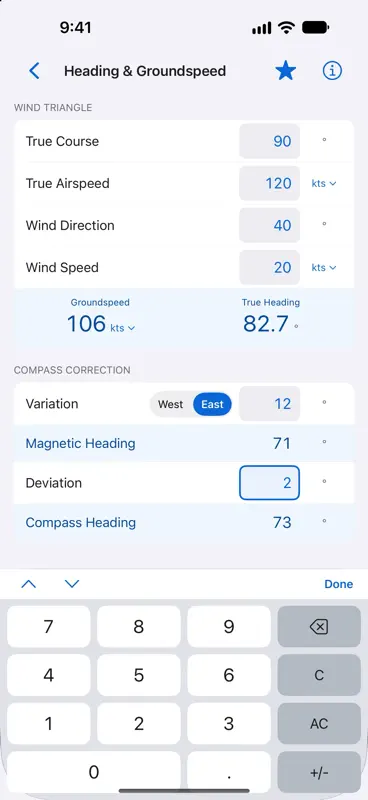 FlightReady E6B screenshot 3 of 10