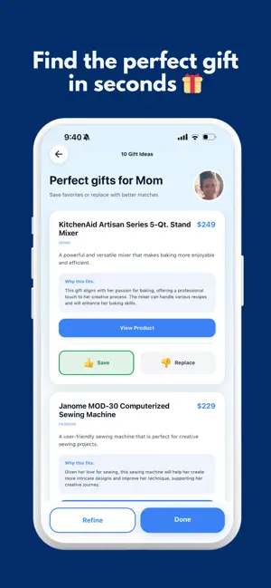Wishlist - AI Gift Ideas screenshot 1
