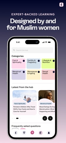 Taahirah Muslim Women's Health iPhone screenshot