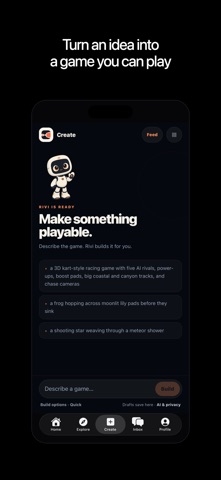 Ryvic: AI Game Maker Screenshot 2 of 5