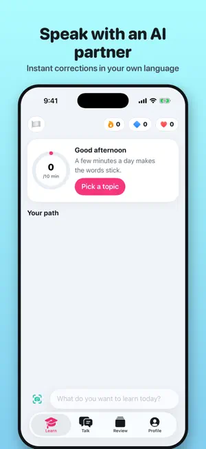 Lingo Real AI Language lessons screenshot 2