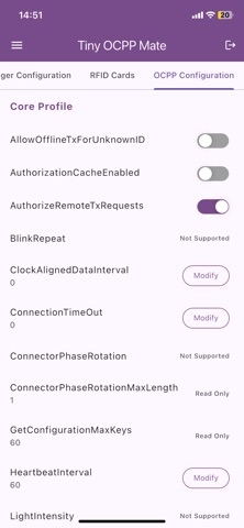 OCPP Mate screenshot
