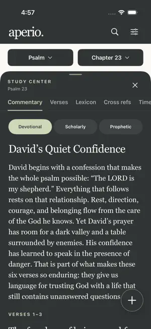 Aperio Bible screenshot 3