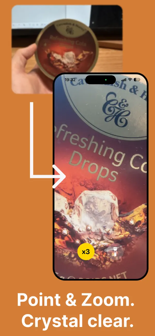 Screenshot #1 pour AdfreeLoupe - Simple Loupe