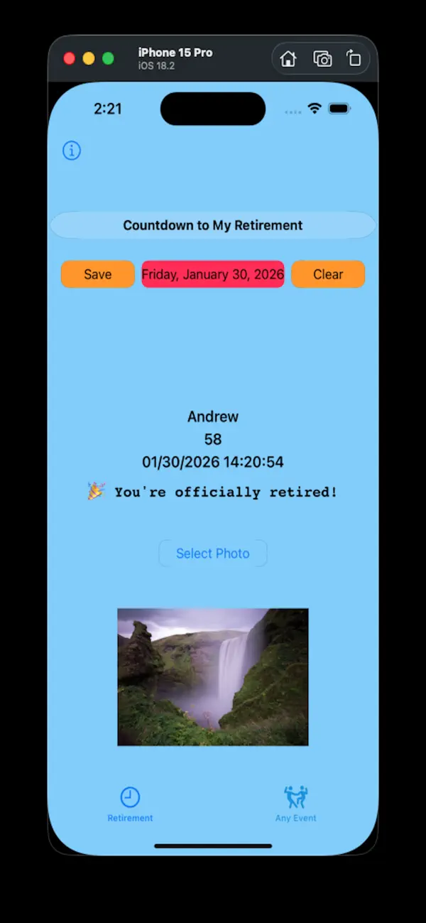 Screenshot #2 pour Countdown to My Retirement