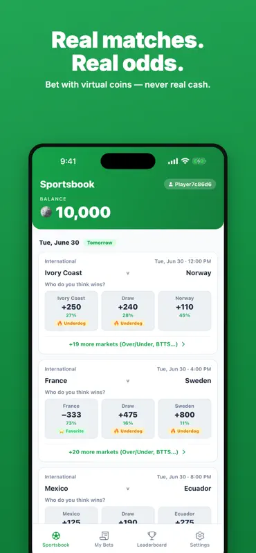 betSIM: Simulador de Apuestas screenshot 1 of 4