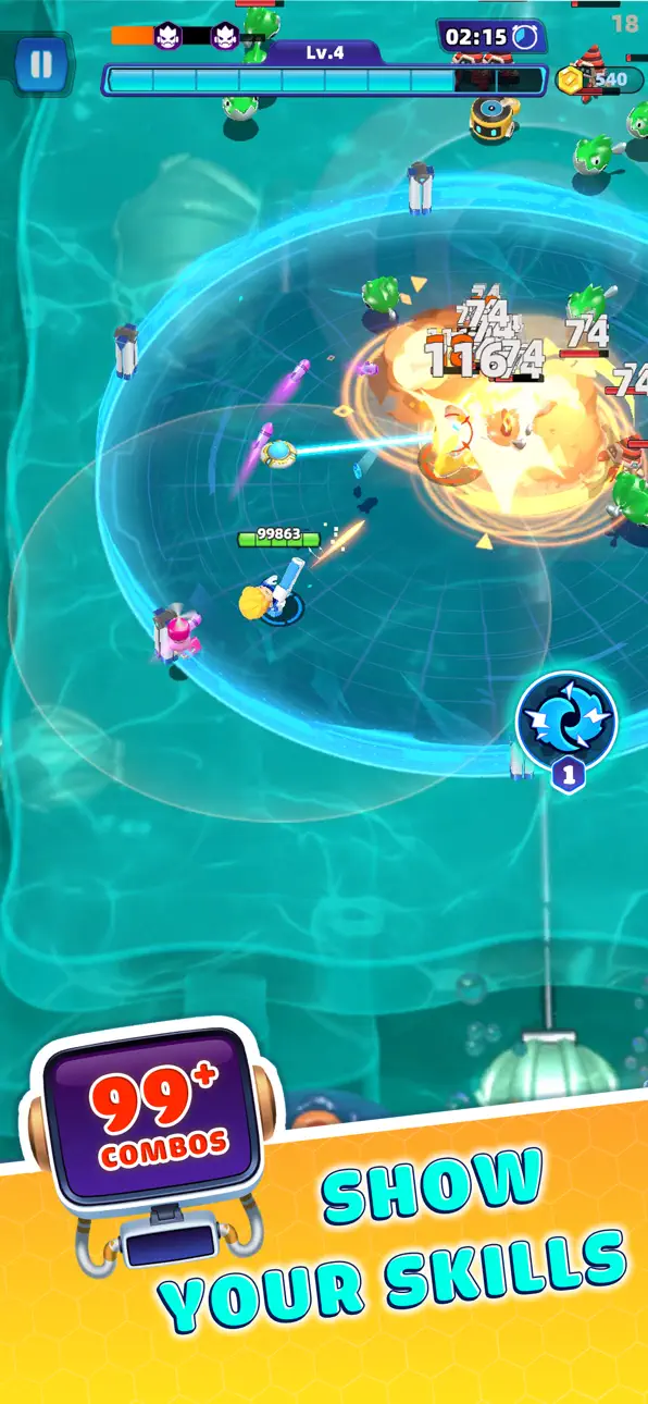 Star Blaster: Space Roguelike iOS Mod IPA screenshot 3 - iOS game interface