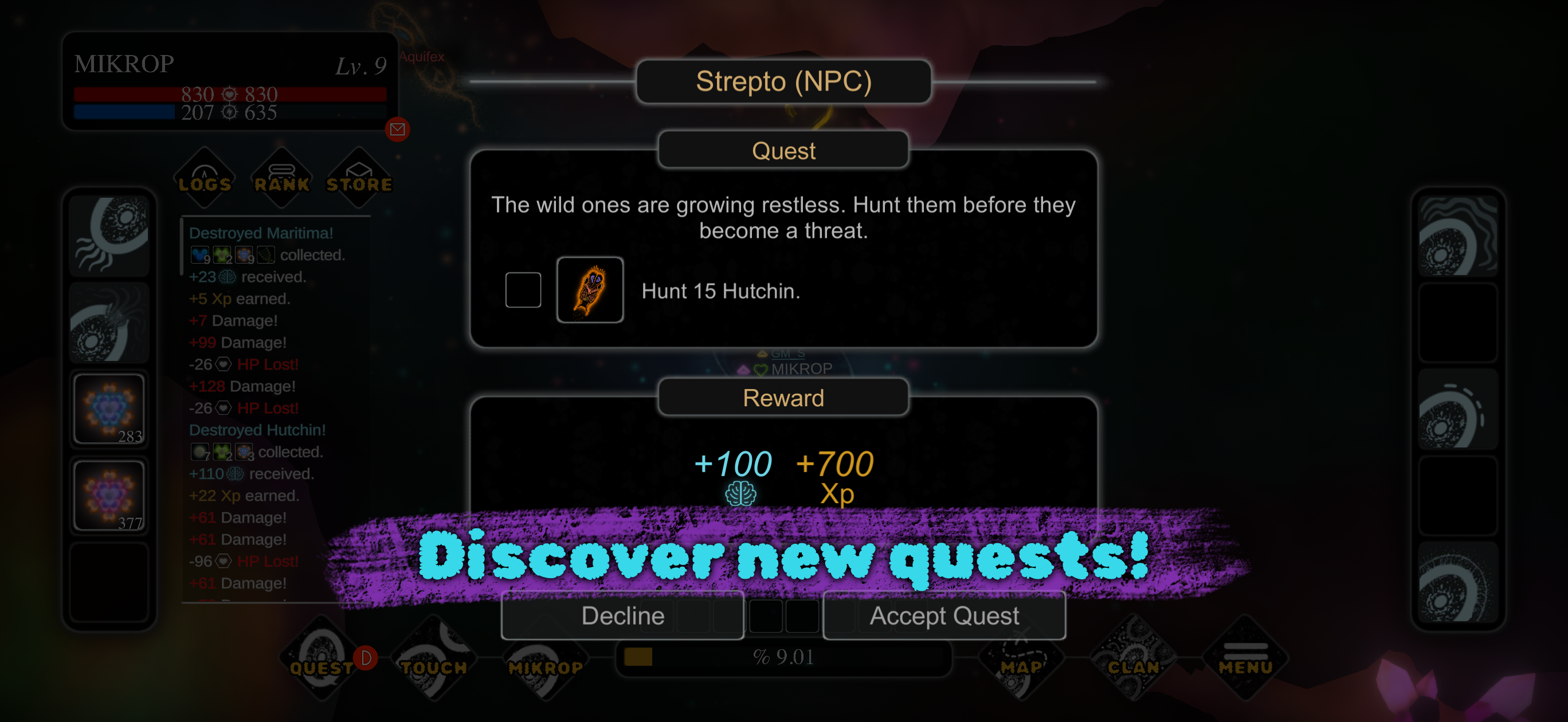Mikrop Online screenshot 9